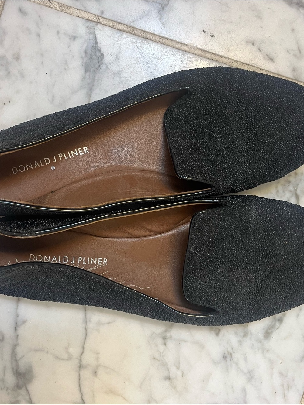 Donald J. Pliner Women Adeline Loafer In Black Caviar
